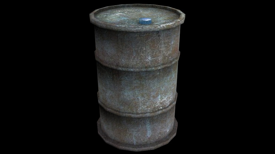 Old rusty barrel preview image 1